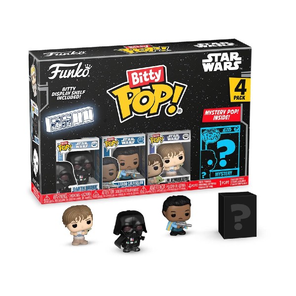 Funko Bitty Pop! 4-Pack Disney: Star Wars - Vader Vinyl Figures Funko Bitty Pop! 4-Pack Disney: Star Wars - Vader Vinyl Figures