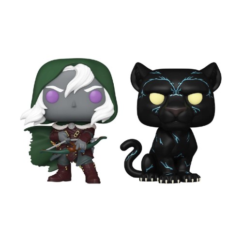 Funko Pop! Games 2-Pack: Dungeons & Dragons - Drizzt Do' Urden & Guenhwyvar Vinyl Figures