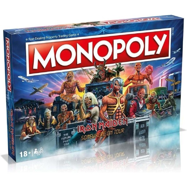 Winning Moves Monopoly: Iron Maiden Somewhere on Tour Board Game (WM01790-EN1) Winning Moves Monopoly: Iron Maiden Somewhere on Tour Board Game (WM01790-EN1)