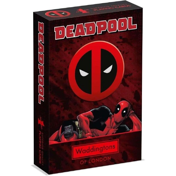Winning Moves: Waddingtons No.1 - Deadpool Playing Cards (WM04686-EN1) Winning Moves: Waddingtons No.1 - Deadpool Playing Cards (WM04686-EN1)