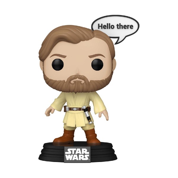 Funko Pop! Disney Star Wars: Sayings - Obi-Wan Kenobi #781 Bobble-Head Vinyl Figure Funko Pop! Disney Star Wars: Sayings - Obi-Wan Kenobi #781 Bobble-Head Vinyl Figure