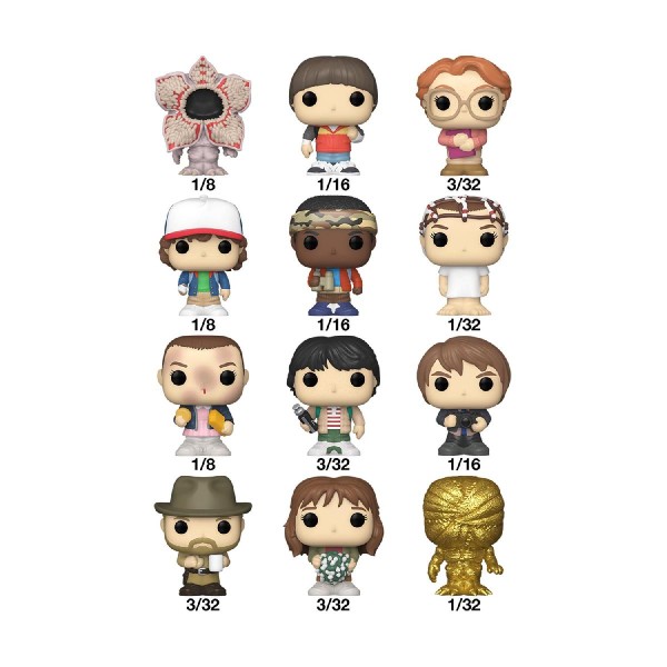 Funko Bitty Pop! Singles: Stranger Things (Blind Bag/Random) Vinyl Figures Funko Bitty Pop! Singles: Stranger Things (Blind Bag/Random) Vinyl Figures