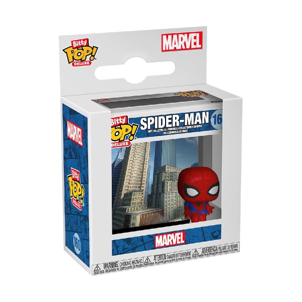Funko Bitty Pop! Deluxe: Marvel Spider-Man(Cityscape) #160 Vinyl Figure Funko Bitty Pop! Deluxe: Marvel Spider-Man(Cityscape) #160 Vinyl Figure