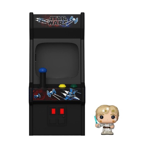 Funko Bitty Pop! Arcade Disney: Star Wars - Luke Display Case & Vinyl Figure