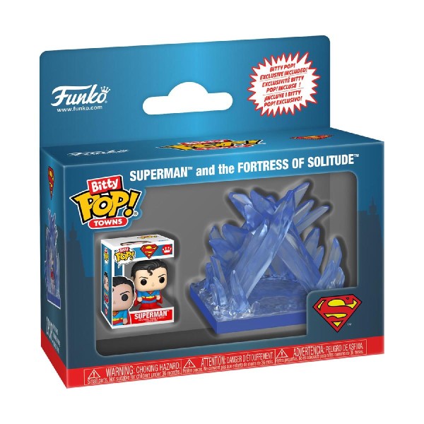 Funko Bitty Pop! Towns: Superman - Superman and The Fortress of Solitude Vinyl Figures Funko Bitty Pop! Towns: Superman - Superman and The Fortress of Solitude Vinyl Figures