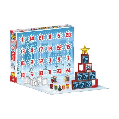 Funko Bitty Pop! Countdown Calendar: Marvel Comics - Stackable Holiday Tree Vinyl Figure