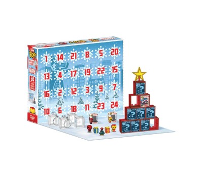 Funko Bitty Pop! Countdown Calendar: Marvel Comics - Stackable Holiday Tree Vinyl Figure