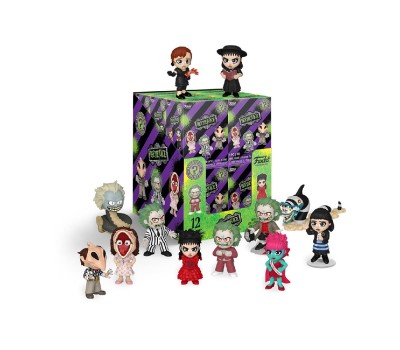 Funko Mystery Minis: Beetlejuice -Beetlejuice, Lydia Deetz, Sandworm, Adam Maitland, Barbara Maitland, Delia Deetz, Miss Argentin, Snake (Blind Box/Random) Vinyl Figures