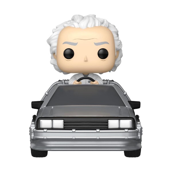 Funko Pop! Rides Deluxe: Back to the Future - Doc with Time Machine #133 Vinyl Figure Funko Pop! Rides Deluxe: Back to the Future - Doc with Time Machine #133 Vinyl Figure