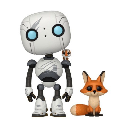 Funko Pop! & Buddy Movies: The Wild Robot - Roz with Brightbill & Fink #1794 Vinyl Figures