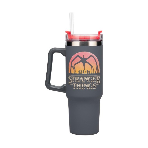 Paladone: Stranger Things 5 - 900ml Insulated Cup And Straw (PP14605ST) Paladone: Stranger Things 5 - 900ml Insulated Cup And Straw (PP14605ST)