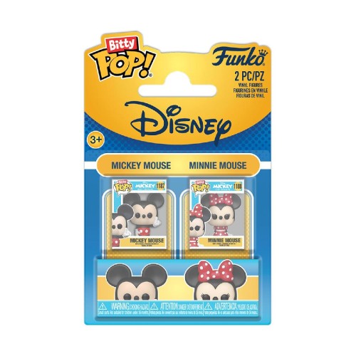 Funko Bitty Pop! 2-pack: Disney - Mickey & Minnie Vinyl Figures