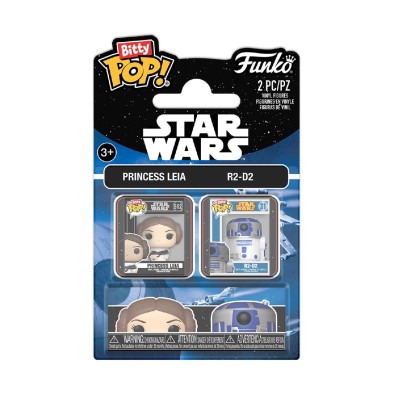 Funko Bitty Pop! 2-pack Disney: Star Wars - Leia & R2D2 Vinyl Figures
