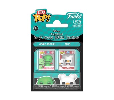 Funko Bitty Pop! 2-pack: The Nightmare Before Christmas - Oogie & Zero Vinyl Figures