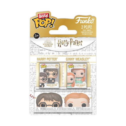 Funko Bitty Pop! 2-Pack: Harry Potter - Harry Potter & Ginny Weasley Vinyl Figures