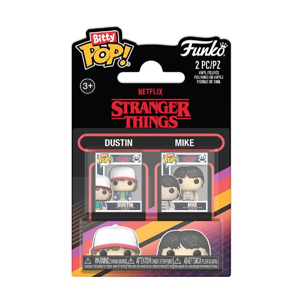 Funko Bitty Pop! 2-Pack: Stranger Things - Dustin & Mike Vinyl Figures