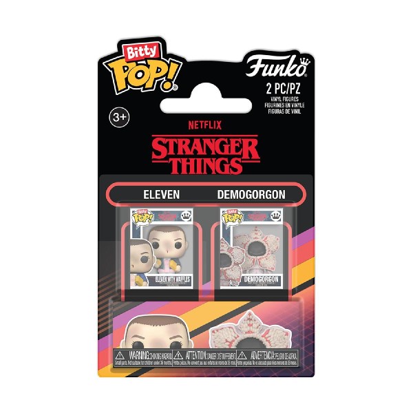 Funko Bitty Pop! 2-Pack: Stranger Things - Eleven & Demogorgon Vinyl Figures