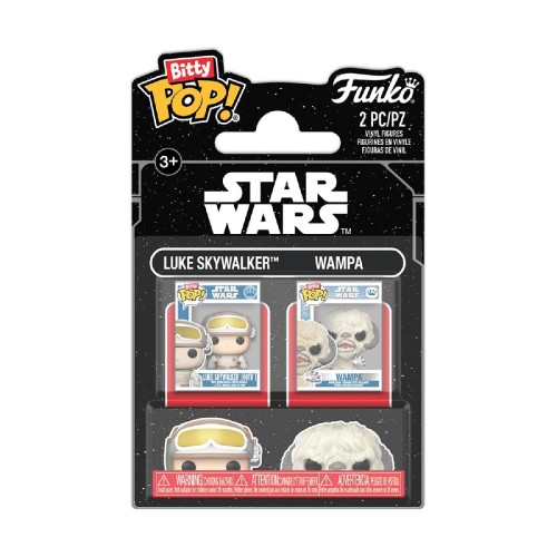 Funko Bitty Pop! 2-Pack Disney: Star Wars - Luke Skywalker & Wampa Vinyl Figures
