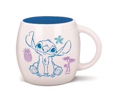 Stor: Stitch Drawing - Young Adult Globe Mug In Gift Box  (385ml) (95743)