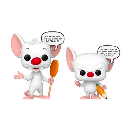Funko Pop! 2-Pack Sayings: Pinky & The Brain (Glows in The Dark) #Vinyl Figures