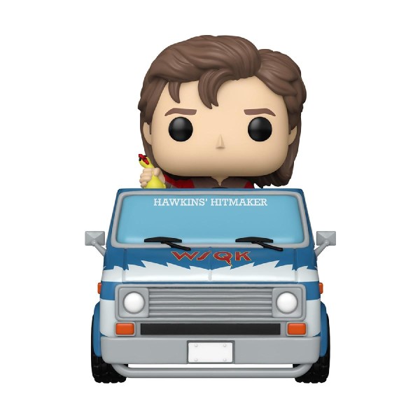 Funko Pop! Rides Deluxe: Stranger Things - Steve with Squawk Van #138 Vinyl Figure