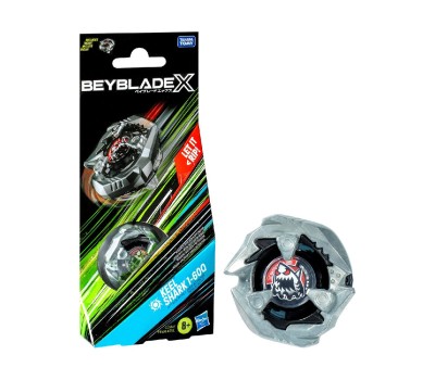 Hasbro Bey Blade X: Booster Single Top - Black Keel Shark (G1534)