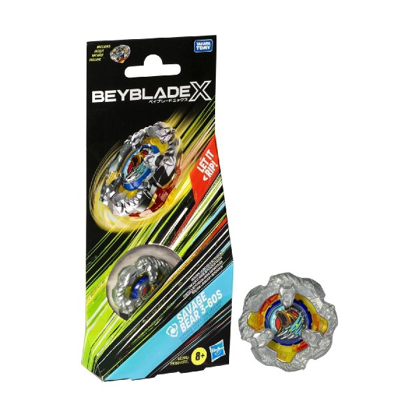 Hasbro Bey Blade X: Booster Single Top - Savage Bear (G0286) Hasbro Bey Blade X: Booster Single Top - Savage Bear (G0286)