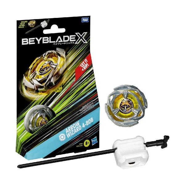 Hasbro Bey Blade X: Starter Pack Top - Arrow Wizard Stamina (F9582) Hasbro Bey Blade X: Starter Pack Top - Arrow Wizard Stamina (F9582)