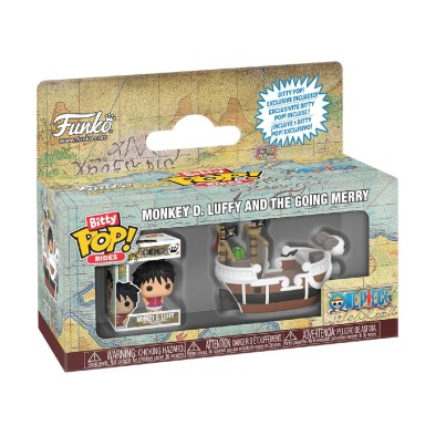 Funko Bitty Pop! Rides: One Piece - Monkey D. Luffy and The Going Merry Vinyl Figures