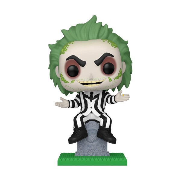 Funko Pop! Plus: Beetlejuice - Beetlejuice on Tombstone (Special Edition) (Glows in The Dark) #1757 Vinyl Figure Funko Pop! Plus: Beetlejuice - Beetlejuice on Tombstone (Special Edition) (Glows in The Dark) #1757 Vinyl Figure