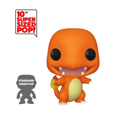 Funko Pop! Jumbo: Pokemon - Charmander Vinyl Figure (10