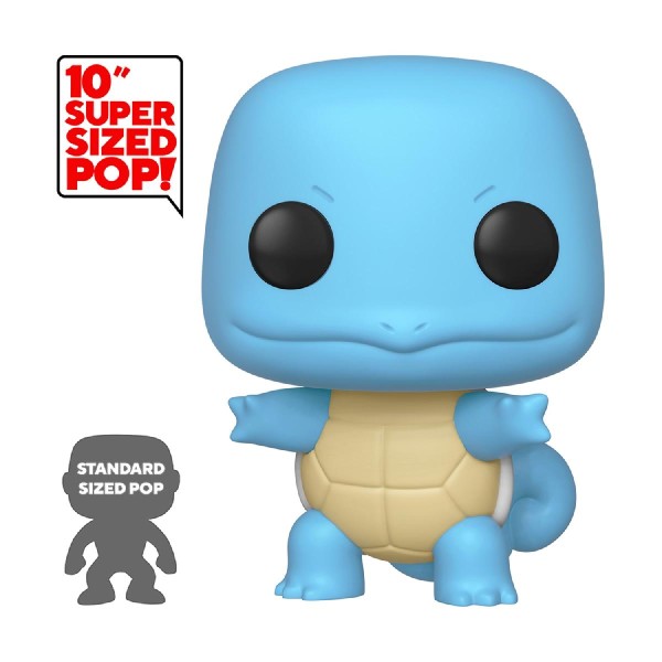 Funko Pop! Jumbo: Pokemon - Squirtle Vinyl Figure (10