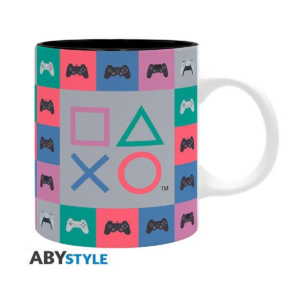 Abysse: Playstation - Controllers Mug (320ml) (ABYMUGA635) Abysse: Playstation - Controllers Mug (320ml) (ABYMUGA635)