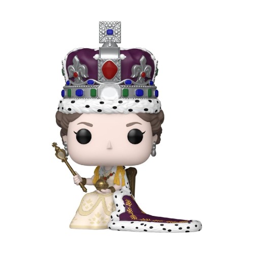 Funko Pop! Premium Royals: Queen Elizabeth II (Coronation) #07 Vinyl Figure