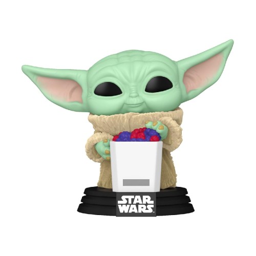 Funko Pop! Disney Star Wars: Mandalorian & Grogu - Grogu (Flocked) (Special Edition) #825 Bobble-Head Vinyl Figure