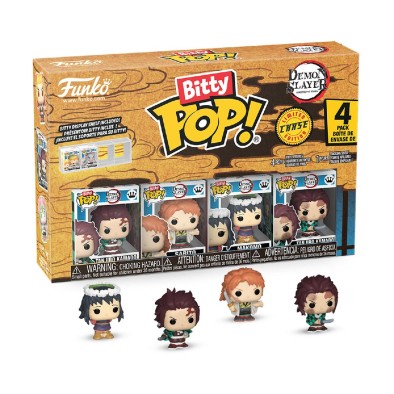 Funko Bitty Pop! 4-Pack: Demon Slayer - Tanjiro Kamado - Sabito - Makomo* (Mystery) Vinyl Figures