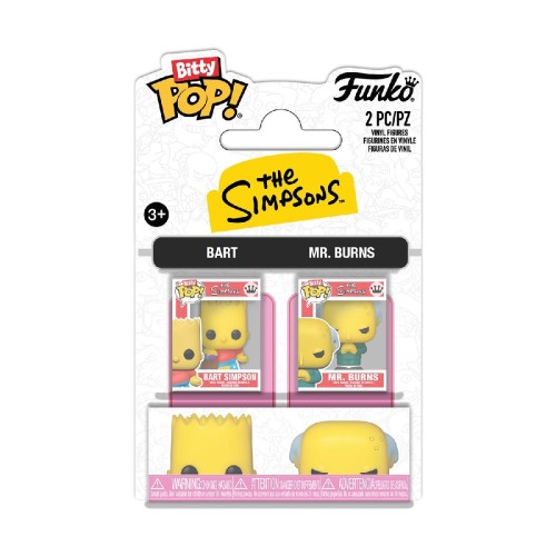 Funko Bitty Pop! 2-Pack: Simpsons - Bart & Mr. Burns Vinyl Figures