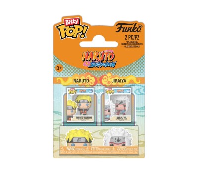 Funko Bitty Pop! 2-Pack: Naruto Shippuden - Naruto & Jiraiya Vinyl Figures