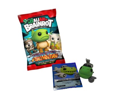 Giochi Preziosi Italian Brainrot: Skifidol Series A - Psychedelic Universe Figure Keychain plus Card (DIP78014)
