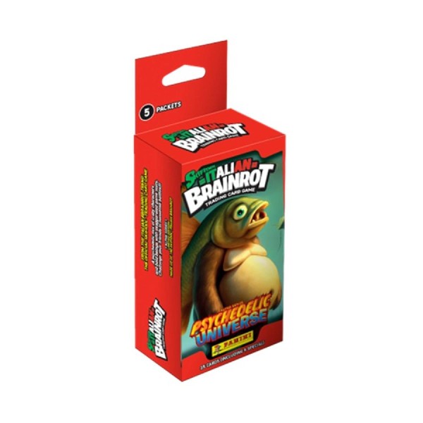 Panini Italian Brainrot: Alpha Series - Psychedelic Universe Eco Blister (5 Packs of 7 cards) Panini Italian Brainrot: Alpha Series - Psychedelic Universe Eco Blister (5 Packs of 7 cards)