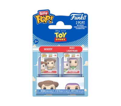 Funko Bitty Pop! 2-pack: Toy Story - Woody & Buzz Lightyear Vinyl Figures