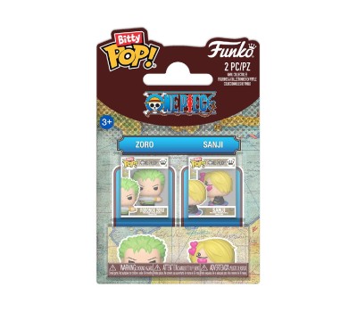 Funko Bitty Pop! 2-pack: One Piece - Zoro & Sanji Vinyl Figures
