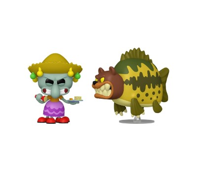 Funko Pop! 2-Pack: SpongeBob Square Pants - Squidward & Sea Bear Vinyl Figures