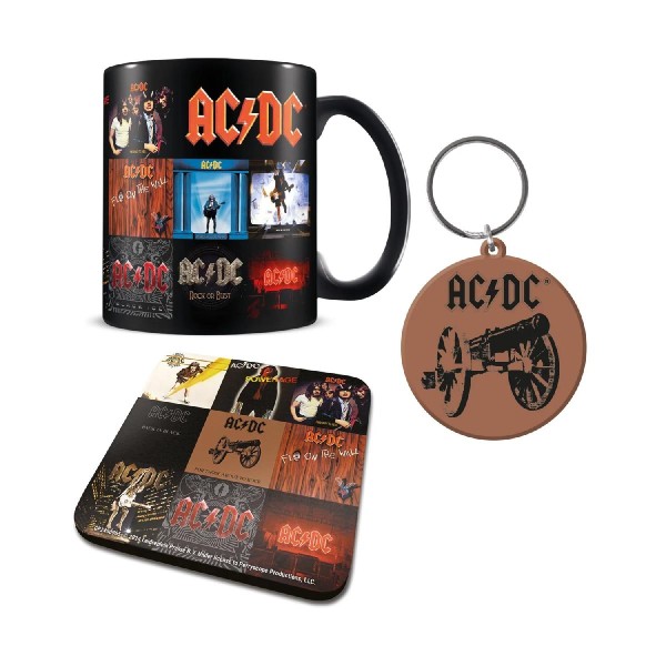 Pyramid: Ac/Dc (Classic Albums) Gift Set (Mug, Coaster & Keychain) (GP2400965)