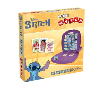 Winning Moves Top Trumps Match: Lilo & Stitch New Multilingual Version (WM05350-ML1-6)