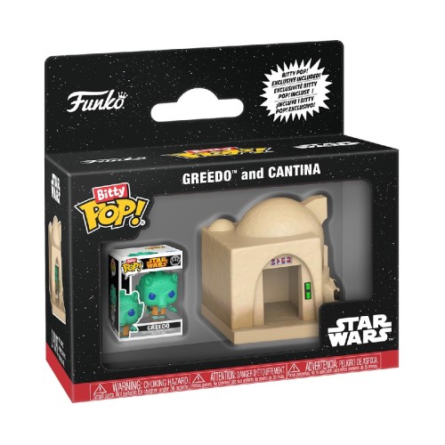 Funko Bitty Pop! Towns: Star Wars - Greedo with Cantina Vinyl Figures