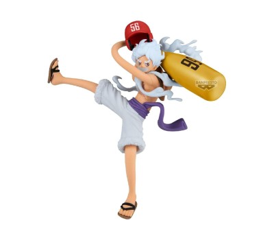 Banpresto Battle Record Collection: One Piece  - Monkey D.Luffy (Gear5) Statue (17cm) (71188)