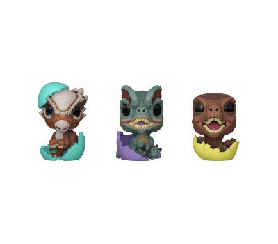 Funko Pocket Pop! 3-Pack: Jurassic World (Spring) - Dinos  Vinyl Figures