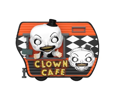 Funko Pop! Rides Super Deluxe: Terrifier - Artr with Clown Café #149 Vinyl Figure