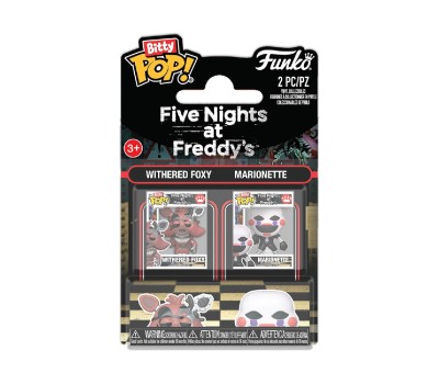 Funko Bitty Pop! 2-Pack: Five Nights at Freddy's - Withered Foxy & Marionette Vinyl Figures